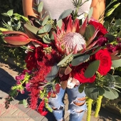 dekoracje kwiatowe Protea